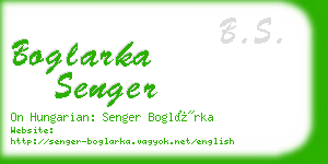 boglarka senger business card